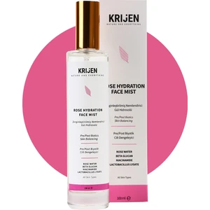 Zenginleştirilmiş Nemlendirici Gül Hidrosolü - Niacinamide & Yulaf Özü Face Mist 100 Ml