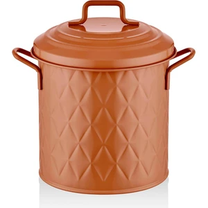 The Mia Prizma Çöp Kovası Tezgah Terracota 4 Lt