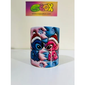 Cuppy Box Stitch And Angel Love 3D Kupa Bardak