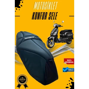 Sym Fiddle 3 Konfor Sele Kılıfı Visco Sünger (Yırtılmaya Dayanıklı)