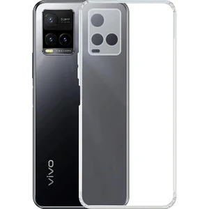 Vivo Y21 Kılıf Şeffaf Kamera Korumalı Esnek Yumuşak Silikon