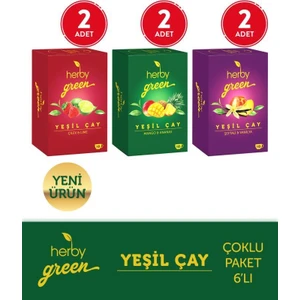 Yeşil Çay Deneme Paketi x 6 Adet