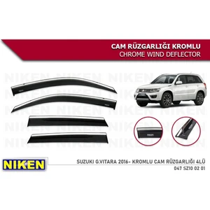 Suzuki Grand Vitara 2016- Kromlu Cam Rüzgarlığı