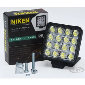 Kare Çalışma Lambası 16 LED Pro Seri