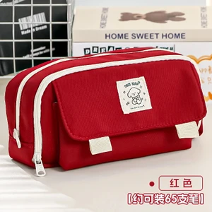 Çift Katmanlı Kalem Kutusu Büyük Kapasiteli Trousse Kalem Kutusu Okul Malzemeleri Kalemlik Sevimli Kırtasiye Estuche Escolar Kalem Kılıfı (Yurt Dışından)