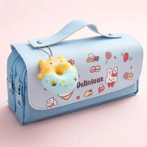 3D Kawaii Kalem Kutusu Kızlar Dekompresyon Kalem Kılıfı Sevimli Su Geçirmez Okul Malzemeleri Estetik Organizatör Kutusu Kore Kırtasiye Tarzı 2 (Yurt Dışından)