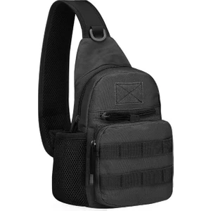 Erkekler Çapraz Vücut Sling Sırt Çantası Omuz Göğüs Çantası Seyahat Doğa Sporları Tırmanış Su Şişesi Yürüyüş Erkek Messenger Çanta (Yurt Dışından)