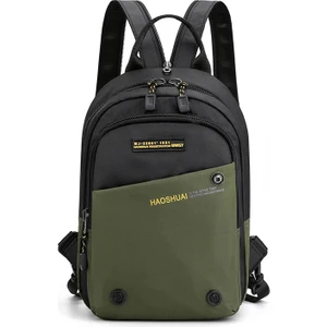 Erkekler Küçük Sırt Çantası Sırt Çantası Messenger Çapraz Vücut Göğüs Çantaları Çok Amaçlı Askeri Seyahat Naylon Erkek Moda Sırt Çantası Sırt Çantası (Yurt Dışından)
