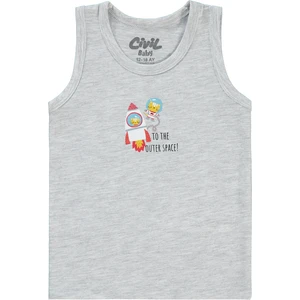 Civil Baby Erkek Bebek Atlet 9-18 Ay Gri
