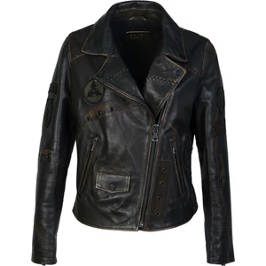 Tamer Tanca Kadın Deri Siyah Eskitme Deri Mont 993 Sd-201 Byn Sk23/24 Sıyah Eskıtme