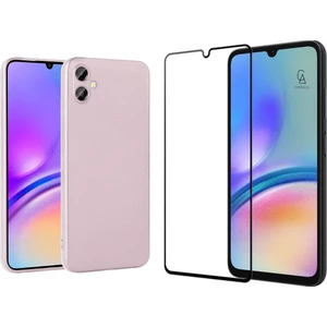 Samsung Galaxy A05 ile Uyumlu Telefon Kılıfı ve 5d Tam Kaplayan Cam Ekran Koruyucu