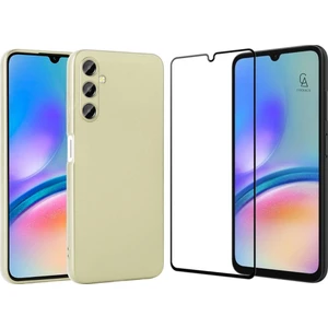 Samsung Galaxy A05S ile Uyumlu Telefon Kılıfı ve 5d Tam Kaplayan Cam Ekran Koruyucu