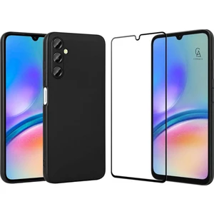 Samsung Galaxy A05S ile Uyumlu Telefon Kılıfı ve 5d Tam Kaplayan Cam Ekran Koruyucu