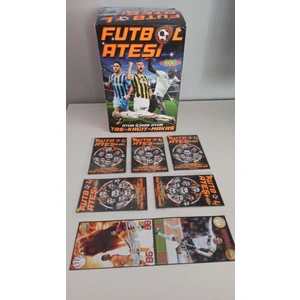 Oyuncak Park Futbol Ateşi 2024 Taş Kağıt Makas Oyun Kartları 30 x 2 Toplam 60 Kart & Kutusuz