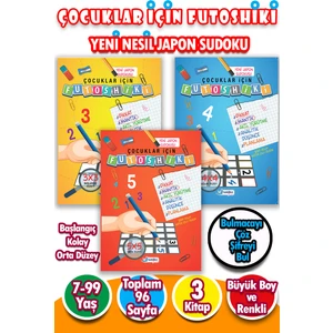 Çocuklar İçin Zeka & Dikkat Güçlendiren Futoshiki - Yeni Nesil Japon Sudoku