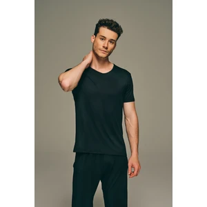 Erkek Basic Modal V Yaka Kısa Kollu T-Shirt