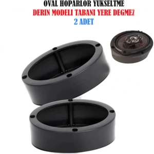 Oto Oval Hoparlör Yükseltme Kasnak Kabini Derin Model Takımı (2 Adet)