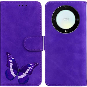 BDT Market Onur Magic5 Lite 5g Kart Yuvaları Için Kılıf Kelebek Renk Baskılı Flip (Yurt Dışından)