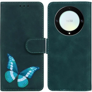 BDT Market Onur Magic5 Lite 5g Kart Yuvaları Için Kılıf Kelebek Renk Baskılı Flip (Yurt Dışından)