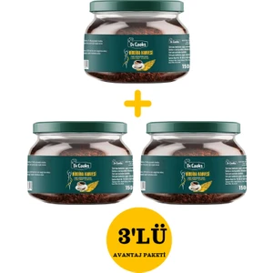Dr. Cooks Dr.cooks 3'lü Set Hindiba Kahvesi Detox Diyet Türk Kahvesi 3 Aylık (180 Kullanım) Net 450 gr