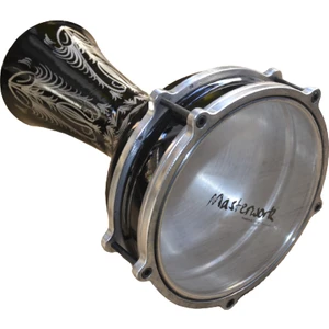 5 No Erzincan İşlemeli Siyah Darbuka