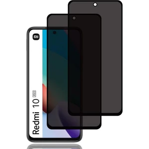M.TK Moveteck Xiaomi Redmi 10 2022 Uyumlu Hayalet Ekran Koruyucu Cam 5d Privacy Yandan Görünmez Gizlilik Sağlayan Ekran Koruyucu Camı Tam Kaplar