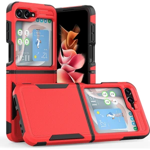 Samsung Galaxy Z Flip 5 Halkalı Darbeye Dayanıklı Telefon Kılıfı (Yurt Dışından)