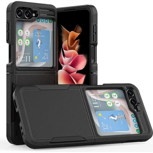 Samsung Galaxy Z Flip 5 Halkalı Darbeye Dayanıklı Telefon Kılıfı (Yurt Dışından)