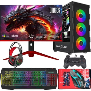 FR73 Ryzen 7 5700X 32GB Ddr4 1tb SSD RTX4060 8gb 27" 2K 144HZ Pivot Oyuncu Masaüstü Bilgisayar
