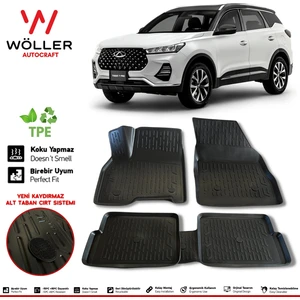 Chery Tiggo 7 Paspas 2022 Sonrası 3D Havuzlu Wöller Paspas