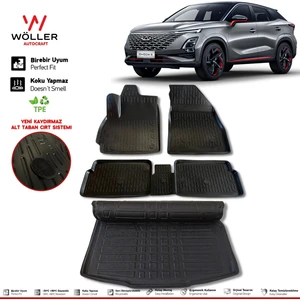 Chery Omoda Paspas Bagaj Havuzu Set 2022 Sonrası 3D Ultraflex Set