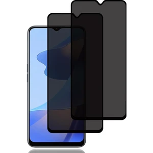 M.TK Moveteck Oppo A16 Uyumlu Hayalet Ekran Koruyucu Cam 5d Privacy Yandan Görünmez Gizlilik Sağlayan Ekran Koruyucu Camı Tam Kaplar