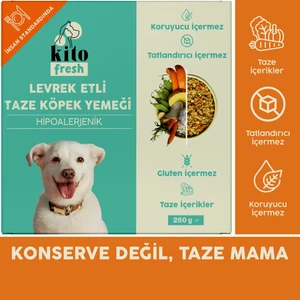 Fresh Levrek Etli Taze Köpek Yemeği