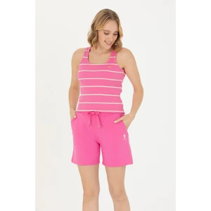 U.S. Polo Assn. Kadın Pembe Tişört 50262558-VR041
