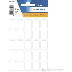 Varıo Etıket 15x20mm Beyaz