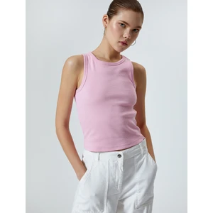 Ribanalı Basic Atlet Pamuklu Slim Fit