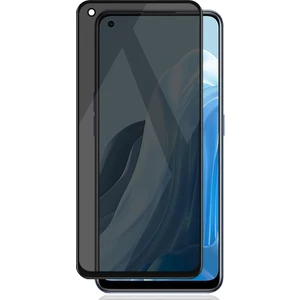 M.TK Moveteck Oppo Reno 5 Lite Uyumlu Hayalet Ekran Koruyucu Cam 5d Privacy Yandan Görünmez Gizlilik Sağlayan Ekran Koruyucu Camı Tam Kaplar