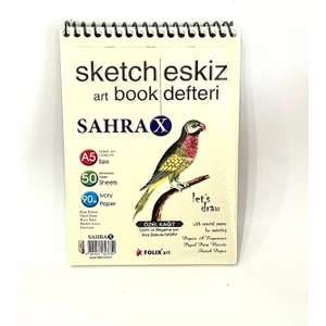 Eskiz Defteri 90 gr A5 50 Yaprak Spiralli Ivory Sketchbook