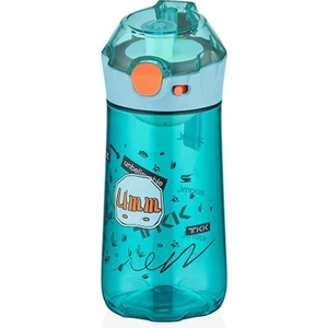 Tkk 400ML Pipetsiz Taşıma Askılı Süzgeçli Kilitlenebilir Kapak Çocuk Su Matarası (Yeşil)