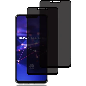 M.TK Moveteck Huawei Mate 20 Lite Uyumlu Hayalet Ekran Koruyucu Cam 5d Privacy Yandan Görünmez Gizlilik Sağlayan Ekran Koruyucu Camı Tam Kaplar