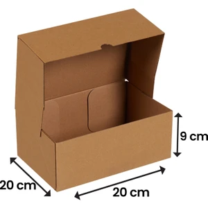 20X20X9-25 Adet Kesimli Kutu - Internet ve Kargo Kutusu
