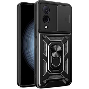 Vivo Y17S Kılıf Impact Resistant Siyah
