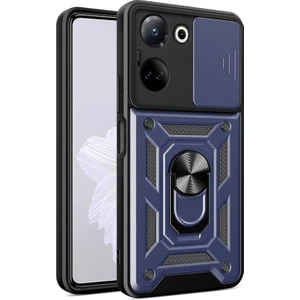 Tecno Camon 20 Kılıf Impact Resistant Lacivert