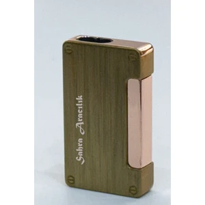 Metal Çiftli Puro Çakmağı Isme Özel Kutusuz