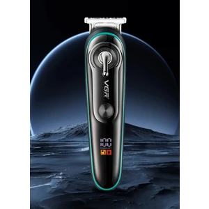 V-075 LCD Ekranlı Şarj Saç Sakal Ense Vücut Kılı Kesme Makinesi Profesyonel Düzeltici