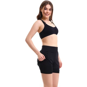 Win Moda Fileli Taytlı Şort Içden Taytlı Deniz Şortu