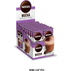 Mocha Çikolatalı ve Köpüklü Çözünebilir Kahve Karışımı 24*17GR