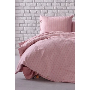 Doqu Home Ipliği Boyalı Serisi Mabel Çift Kişilik Nevresim Takımı - Bordo