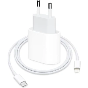 Iphone 11 / 11 Promax / 12 / 12 Promax Için 20W Usb-C Güç Adaptörü + Usb-C Lightning Kablosu