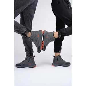 Izland Unisex Garantili Trekking Outdoor Bağcıklı Yandan Fermuarlı Kışlık Bot